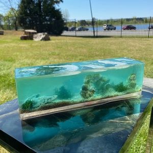 Seascape art piece, a visual vacation